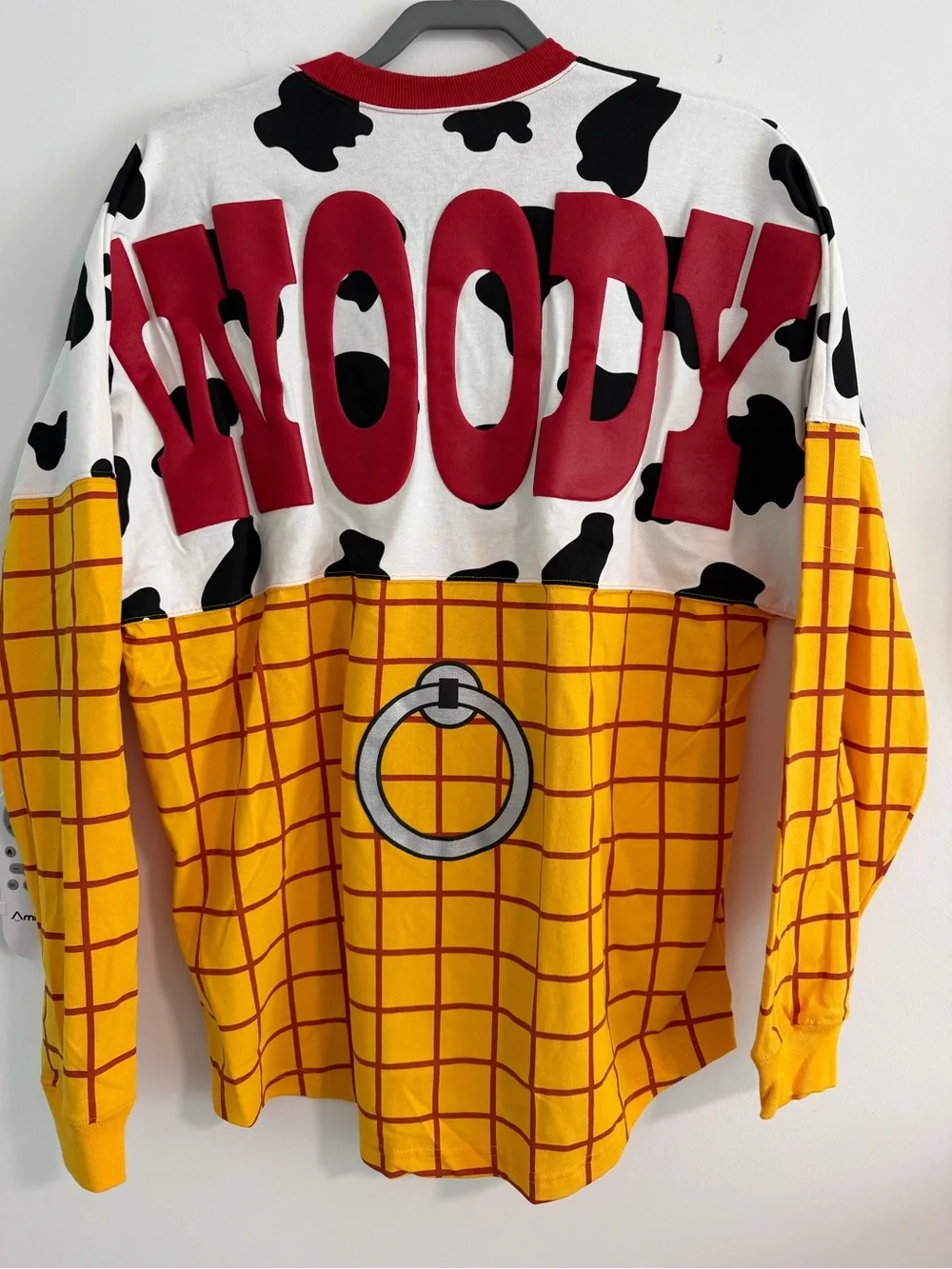 Disney Parks Toy Story Woody Spirit Jersey Adults M L NEW